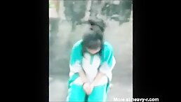 young mentally ill chinese forced to undress and touch pussy