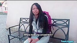 Face fuck from outside, sex inside - PublicAgent - Stranded Thai Gets Amateur Handjob Deep Throat Public Style   standing wet-faced dog with a point-of-view blowout 